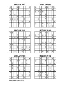 Sudoku Moeilijk 27