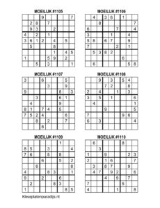 Sudoku Moeilijk 45