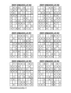 Sudoku Zeer Gemakkelijk 9 1