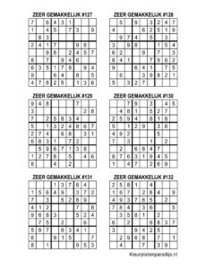 Sudoku Zeer Gemakkelijk 22