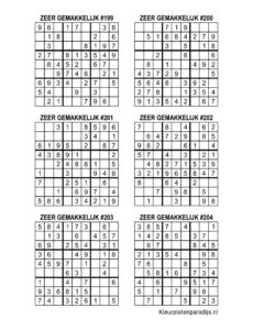 Sudoku Zeer Gemakkelijk 34