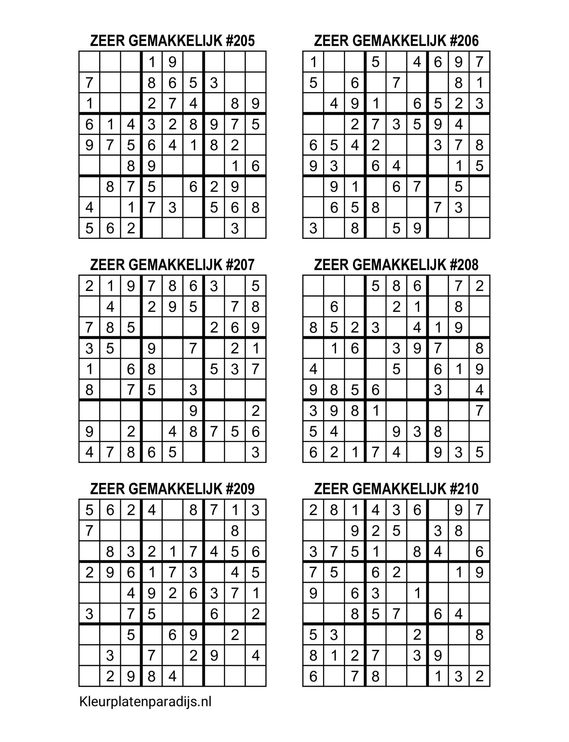 Sudoku Zeer Gemakkelijk 35