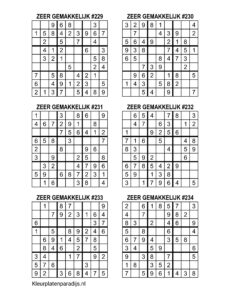 Sudoku Zeer Gemakkelijk 39