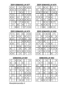 Sudoku Zeer Gemakkelijk 47