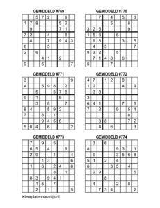 Sudoku Gemiddeld 35