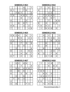 Sudoku Gemiddeld 44