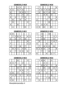 Sudoku Gemiddeld 45
