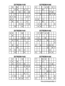 Sudoku Extreem 10