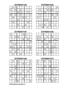 Sudoku Extreem 11