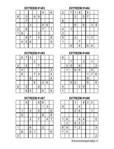 Sudoku Extreem 14