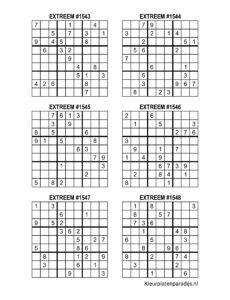 Sudoku Extreem 24