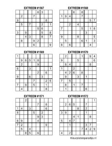 Sudoku Extreem 28