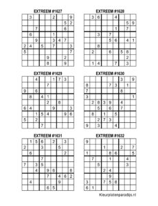 Sudoku Extreem 38