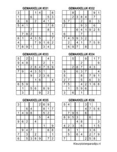 Sudoku Makkelijk 3
