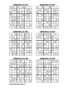 Sudoku Makkelijk 7