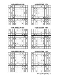 Sudoku Makkelijk 9