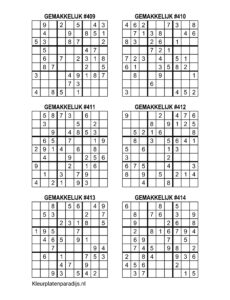 Sudoku Makkelijk 16