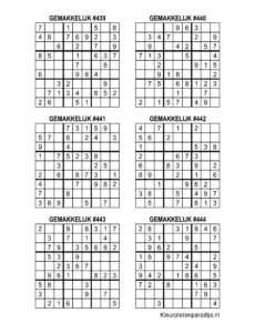 Sudoku Makkelijk 21