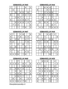 Sudoku Makkelijk 22