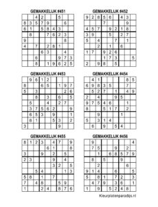 Sudoku Makkelijk 23