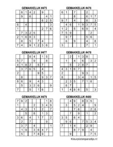 Sudoku Makkelijk 27