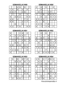 Sudoku Makkelijk 31