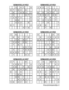 Sudoku Makkelijk 35