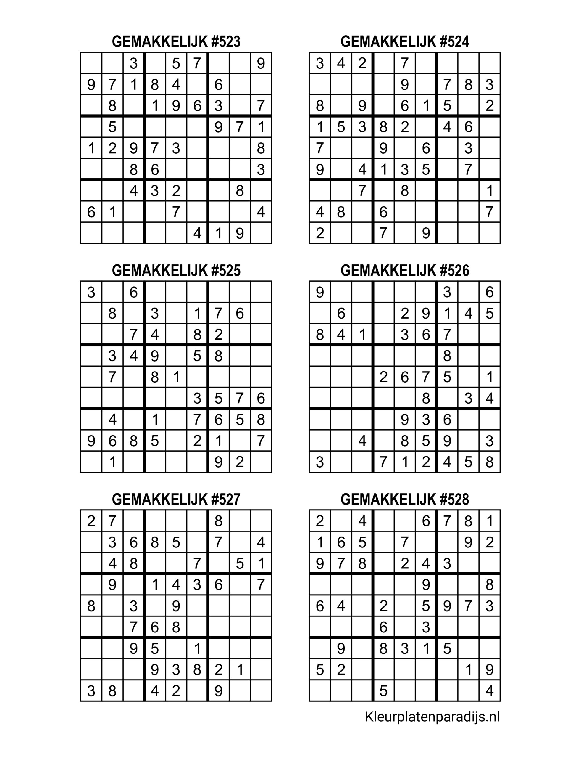Sudoku Makkelijk 35