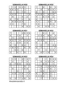 Sudoku Makkelijk 36