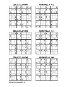 Sudoku Makkelijk 38