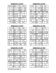 Sudoku Makkelijk 40