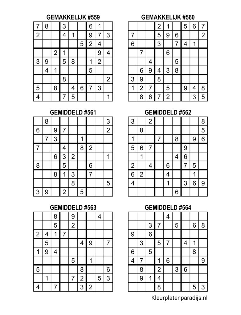 Sudoku Makkelijk 41