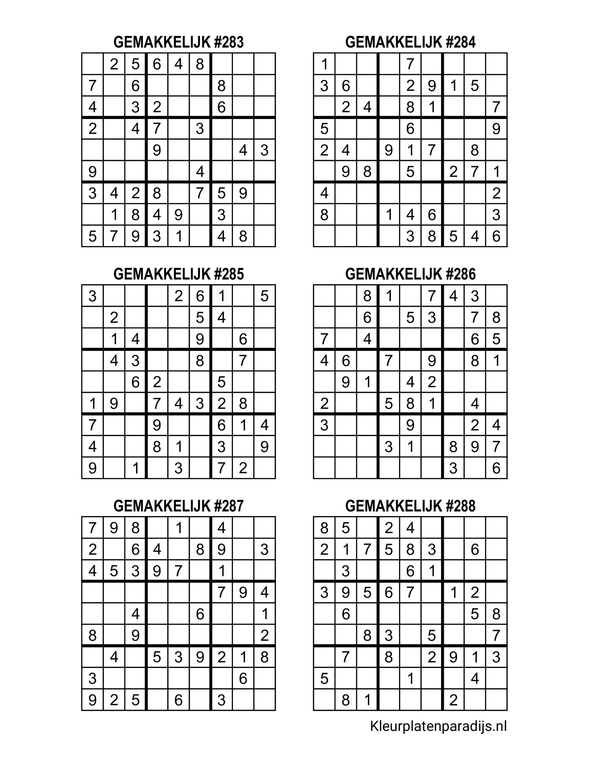 Sudoku Makkelijk 42