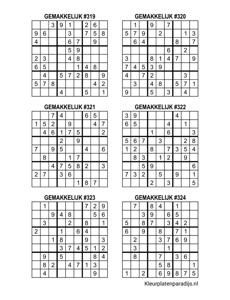 Sudoku Makkelijk 48