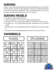 Wat is Sudoku - Uitleg Sudoku spelen