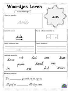Easy Dutch 30 cursive worksheets 4