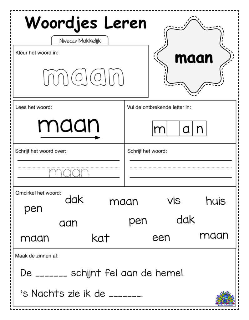 Easy Dutch 30 worksheets simple 11