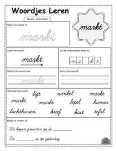 Average Dutch 40 cursive worksheets 13