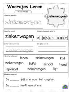 Difficult Dutch 30 worksheets simple 2